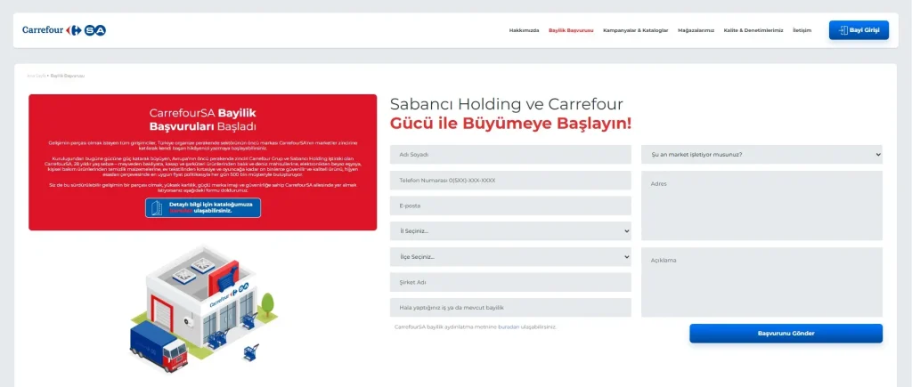 CarrefourSA Bayilik Başvurusu Nasıl Yapılır? - Bayilik Arıyorum carrefoursa bayilik